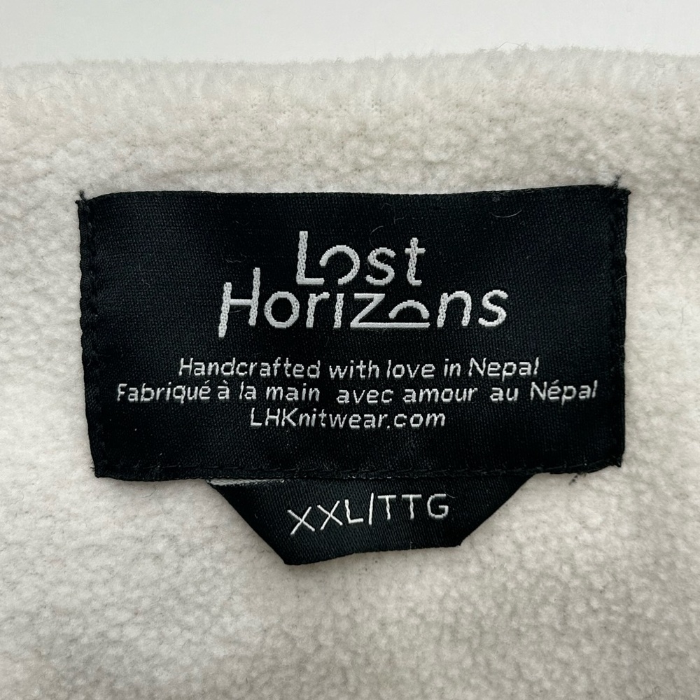 Lost Horizons‎ NWT Handcrafted Cardigan Sweater Size XXL Made In Nepal Southwest - Picture 14 of 15